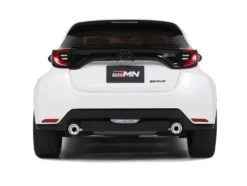 2022 Toyota GRMN Yaris RHD (Right Hand Drive) Platinum White Pearl with Black Hood and Top Limited Edition to 999 pieces Worldwide 1/18 Model Car by Otto Mobile
