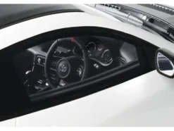 2022 Toyota GRMN Yaris RHD (Right Hand Drive) Platinum White Pearl with Black Hood and Top Limited Edition to 999 pieces Worldwide 1/18 Model Car by Otto Mobile