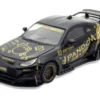 Toyota GR86 "Pandem" RHD (Right Hand Drive) Black with Gold Graphics "Hobby Expo China 2025 Event Exclusive" 1/64 Diecast Model Car by Inno Models