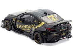 Toyota GR86 "Pandem" RHD (Right Hand Drive) Black with Gold Graphics "Hobby Expo China 2025 Event Exclusive" 1/64 Diecast Model Car by Inno Models