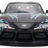 2020 Toyota GR Supra "HKS" Matt Black with Graphics "JDM Tuners" Series 1/24 Diecast Model Car by Jada
