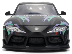 2020 Toyota GR Supra "HKS" Matt Black with Graphics "JDM Tuners" Series 1/24 Diecast Model Car by Jada