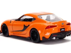 Toyota GR Supra Orange Black Stripes Fast & Furious 9 F9 2021 Movie 1/32 Diecast Model Car Jada 32016