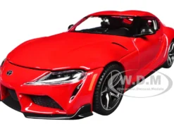Toyota GR Supra Red "Special Edition" Series 1/24 Diecast Model Car by Maisto