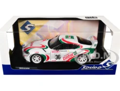 2024 Toyota GR Supra #36 "Toyota Racing Tribute" White with Green and Red Graphics 1/18 Diecast Model Car by Solido