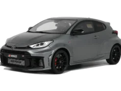 2024 Toyota GR Yaris Precious Metal Gray Metallic Limited Edition to 999 pieces Worldwide 1/18 Model Car by Otto Mobile