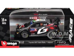 Toyota GR Yaris Rally1 Hybrid #33 Elfyn Evans - Scott Martin "Toyota Gazoo Racing WRT" "World Rally Championship" (2024) "Race" Series 1/43 Diecast Model Car by Bburago