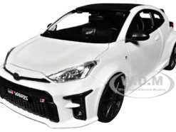 2021 Toyota GR Yaris White with Carbon Top "Special Edition" Series 1/24 Diecast Model Car by Maisto