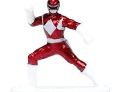 1967 Toyota 2000GT RHD Right Hand Drive Red Metallic Red Ranger Diecast Figurine Power Rangers Hollywood Rides Series 1/32 Diecast Model Car Jada 33074