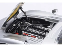 1967 Toyota 2000GT RHD (Right Hand Drive) Silver Metallic 1/18 Model Car by Autoart