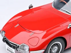 1967 Toyota 2000GT RHD (Right Hand Drive) Red 1/18 Model Car by Autoart