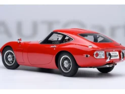 1967 Toyota 2000GT RHD (Right Hand Drive) Red 1/18 Model Car by Autoart
