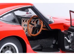 1967 Toyota 2000GT RHD (Right Hand Drive) Red 1/18 Model Car by Autoart