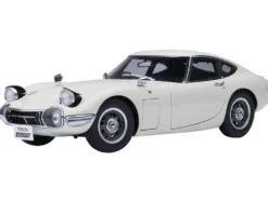 1967 Toyota 2000GT RHD (Right Hand Drive) White 1/18 Model Car by Autoart