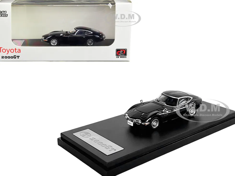 Toyota 2000GT RHD Right Hand Drive 1/64 Diecast Model Car LCD Models LCD64029BL