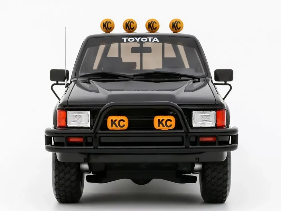 1985 Toyota Hilux SR5 Pickup Truck Black Limited Edition to 3000 pieces Worldwide 1/18 Model Car by Otto Mobile