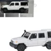 2012 Toyota Land Cruiser LC 79 French Vanilla White with Canopy 1/64 Diecast Model Car by Paragon Models