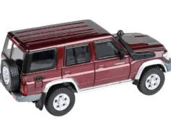 2014 Toyota Land Cruiser 76 Merlot Red Metallic 1/64 Diecast Model Car Paragon Models PA-55313