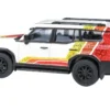 2024 Toyota Land Cruiser 250 Prado White with "TRD" Stripes 1/64 Diecast Model Car by Paragon Models