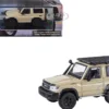 2023 Toyota Land Cruiser 71 Sandy Taupe "70th Anniversary" with Roofrack 1/64 Diecast Model Car by Paragon Models