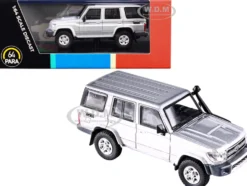 Toyota Land Cruiser 76 Silver Pearl 1/64 Diecast Model Car Paragon Models PA-55312