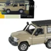 2014 Toyota Land Cruiser 71 SWB Short Wheel Base Sandy Taupe Brown 1/64 Diecast Model Car Paragon Models PA-55564