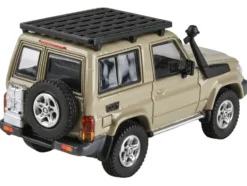 2014 Toyota Land Cruiser 71 SWB Short Wheel Base Sandy Taupe Brown 1/64 Diecast Model Car Paragon Models PA-55564