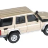 2014 Toyota Land Cruiser 76 Vintage Gold Metallic 1/64 Diecast Model Car Paragon Models PA-55314