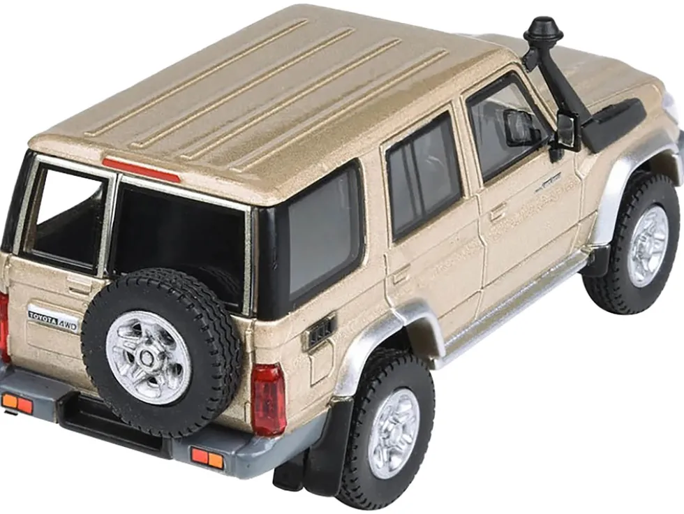 2014 Toyota Land Cruiser 76 Vintage Gold Metallic 1/64 Diecast Model Car Paragon Models PA-55314