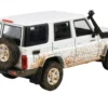 2014 Toyota Land Cruiser 76 White (Dirty Off Road Effect) 1/64 Diecast Model Car by Paragon Models