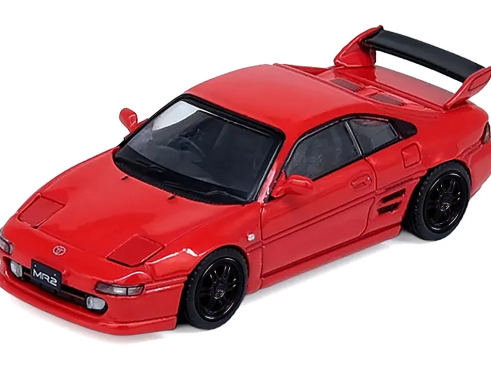 Toyota MR2 (SW20) RHD (Right Hand Drive) Red 1/64 Diecast Model Car by Inno Models