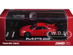 Toyota MR2 (SW20) RHD (Right Hand Drive) Red 1/64 Diecast Model Car by Inno Models