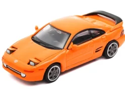 Toyota MR2 W20 RHD (Right Hand Drive) Orange 1/64 Diecast Model Car by Die Cast Team