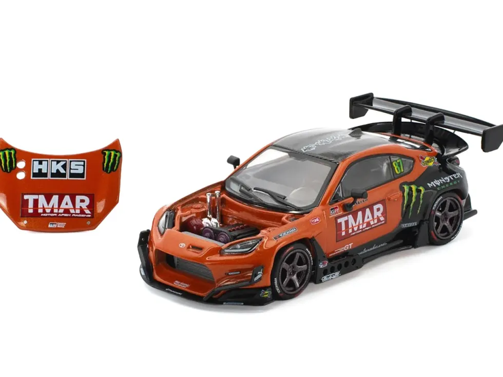 Toyota Pandem GR86 #87 Daigo Saito "Formula Drift Japan" (2022) 1/64 Diecast Model Car by Pop Race