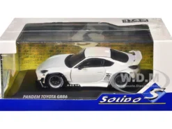 2022 Toyota Pandem GR86 White Metallic 1/43 Diecast Model Car by Solido