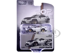 Toyota Pandem GR86 White with Carbon Hood