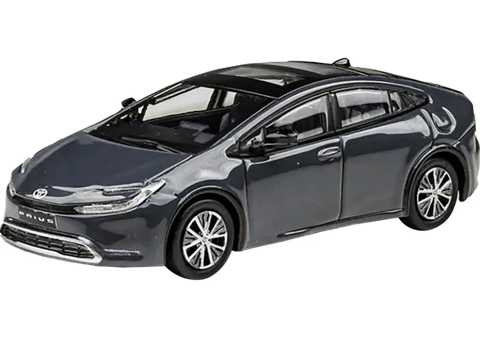 2023 Toyota Prius Guardian Gray 1/64 Diecast Model Car by Paragon Models