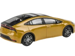 2023 Toyota Prius Maximum Yellow with Black Top and Sun Roof 1/64 Diecast Model Car by Paragon Models