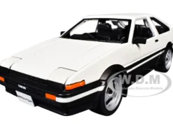 Toyota Sprinter Trueno AE86 RHD (Right Hand Drive) White with Black Stripes 