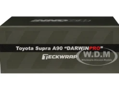 Toyota Supra (A90) "DarwinPro" Matt Green with Carbon Accents 1/64 Diecast Model Car by Inno Models