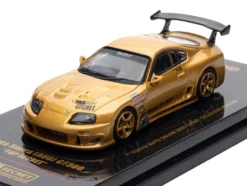 Toyota Supra (A80) "Top Secret" GT300 RHD (Right Hand Drive) Gold Metallic "Tokyo Auto Salon 2025 Event Exclusive" 1/64 Diecast Model Car by Inno Models