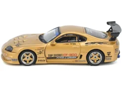 Toyota Supra (A80) "Top Secret Thailand" GT300 RHD (Right Hand Drive) Gold Metallic "Tokyo Auto Salon Kuala Lumpur 2025 Event Exclusive" 1/64 Diecast Model Car by Inno Models
