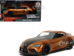 2020 Toyota Supra Orange Metallic with Black Stripes