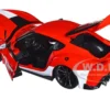 2020 Toyota Supra Red Graphics Miriya Sterling Diecast Figurine Robotech Hollywood Rides Series 1/24 Diecast Model Car Jada JA33679