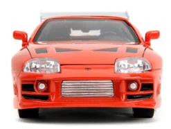 1995 Toyota Supra Red with Graphics and Saitama Diecast Figure