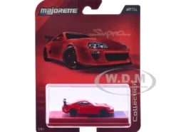 1995 Toyota Supra RHD (Right Hand Drive) Red "Collection" Series 1/64 Diecast Model Car by Majorette