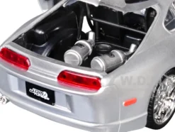 1995 Toyota Supra Silver Metallic "JDM Tuners" Series 1/24 Diecast Model Car by Jada