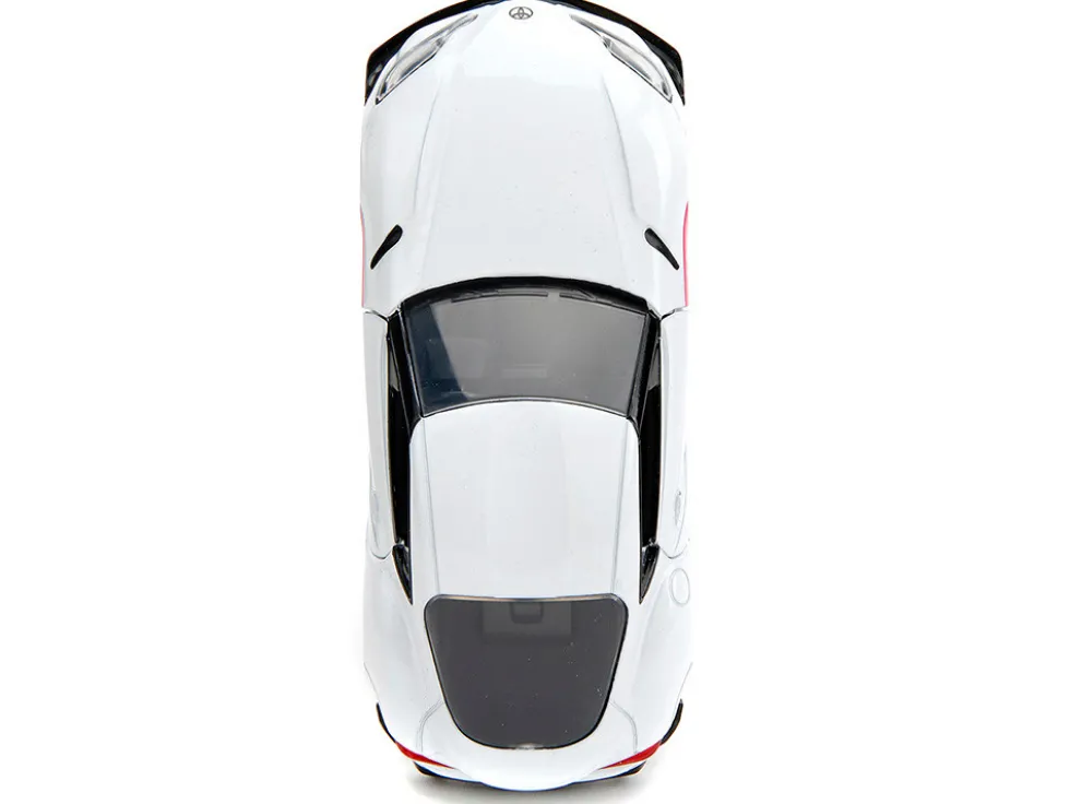2020 Toyota Supra White Metallic with Pink Wheels Pink Slips Series 1/32 Diecast Model Car Jada 34664
