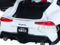 2020 Toyota Supra White Rick Hunter Diecast Figurine Robotech Hollywood Rides Series 1/24 Diecast Model Car Jada 33685