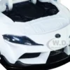 2020 Toyota Supra White Roy Focker Diecast Figurine Robotech Hollywood Rides Series 1/24 Diecast Model Car Jada 33682